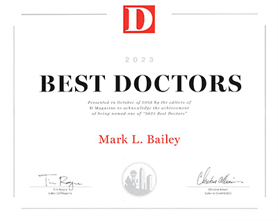 2023 Best Doctors In Dallas Bailey